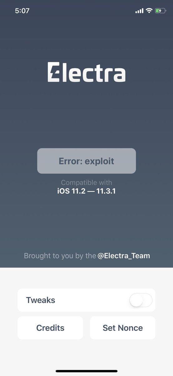 Elpelle6's tweet photo. @coolstarorg Jailbreak 11.4 B3 Error Exploit https://t.co/AxmfblIaUp