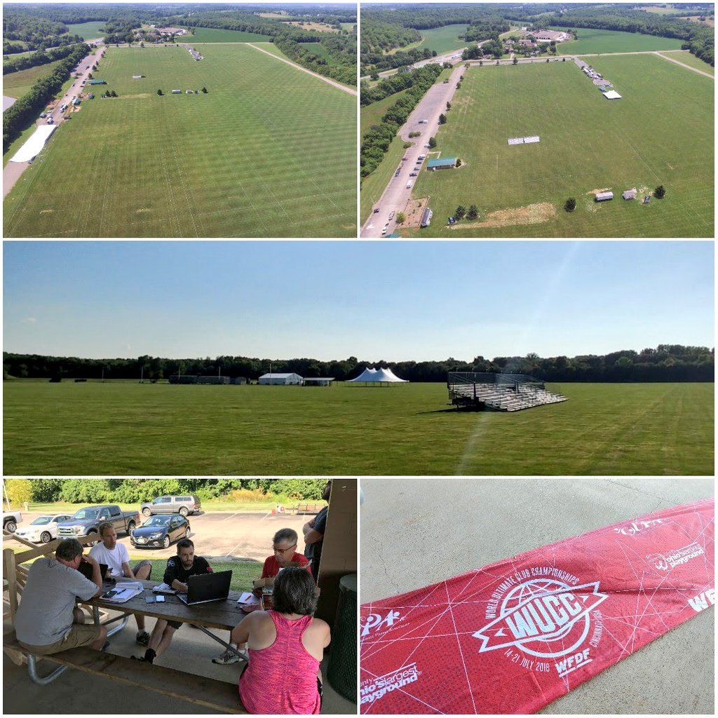 Day 1 of #wucc2018prep is complete! Thanks to <a href="/WarrenCountyOH/">Warren County CVB</a>, <a href="/oshadega/">Oshadega</a>, <a href="/cincyultimate/">Cincinnati Ultimate</a> &amp; all of the volunteers for the effort today.

Full schedule is out tomorrow!