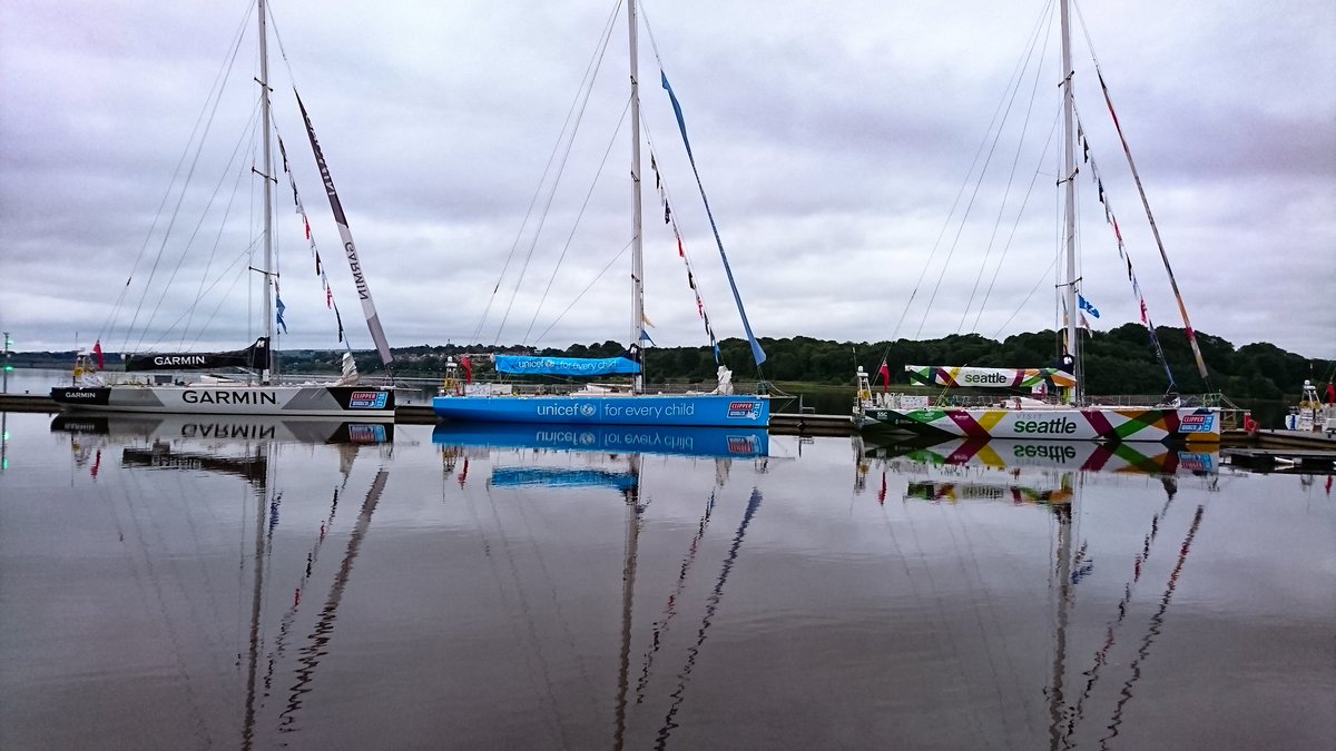 derrybarry's tweet photo. Cloudy but calm morning for the Clipper Fleet #derry #londonderry #Xperia #clipperrace #Clipper2018 https://t.co/qzSaeyzqHF