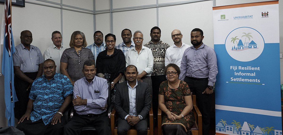 FijiRIS's tweet photo. The first Project Management Committee was held today agreeing on the work plan, safeguards, risk strategy, knowledge management strategy and next steps of engagement with the partner town councils #Lami, #Lautoka, #Nadi, #Sigatoka and community planning with @LiveAndLearnInt https://t.co/H251pnhHlI
