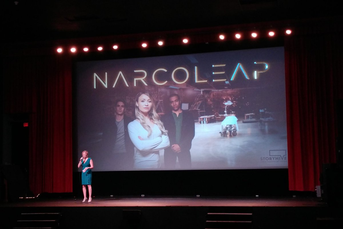 Director and Executive Producer Kate Green (@KGPFilms) introduces the @narcoleap premiere at the @RioTheatre! I can't wait to see the whole series on @STORYHIVE on July 15! Congratulations, cast, crew and supporters!

#Narcoleap #ActorsLife #STORYHIVE #AreYouSureItWasOnlyADream