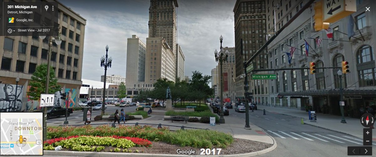 Detroit Street View On Twitter Detroit Washington Blvd 1983 2017 The Downtown Trolley System Which The City Initiated In 1976 Was Still Getting Significant Ridership Over 50 000 In 1983 By 1998 It Was