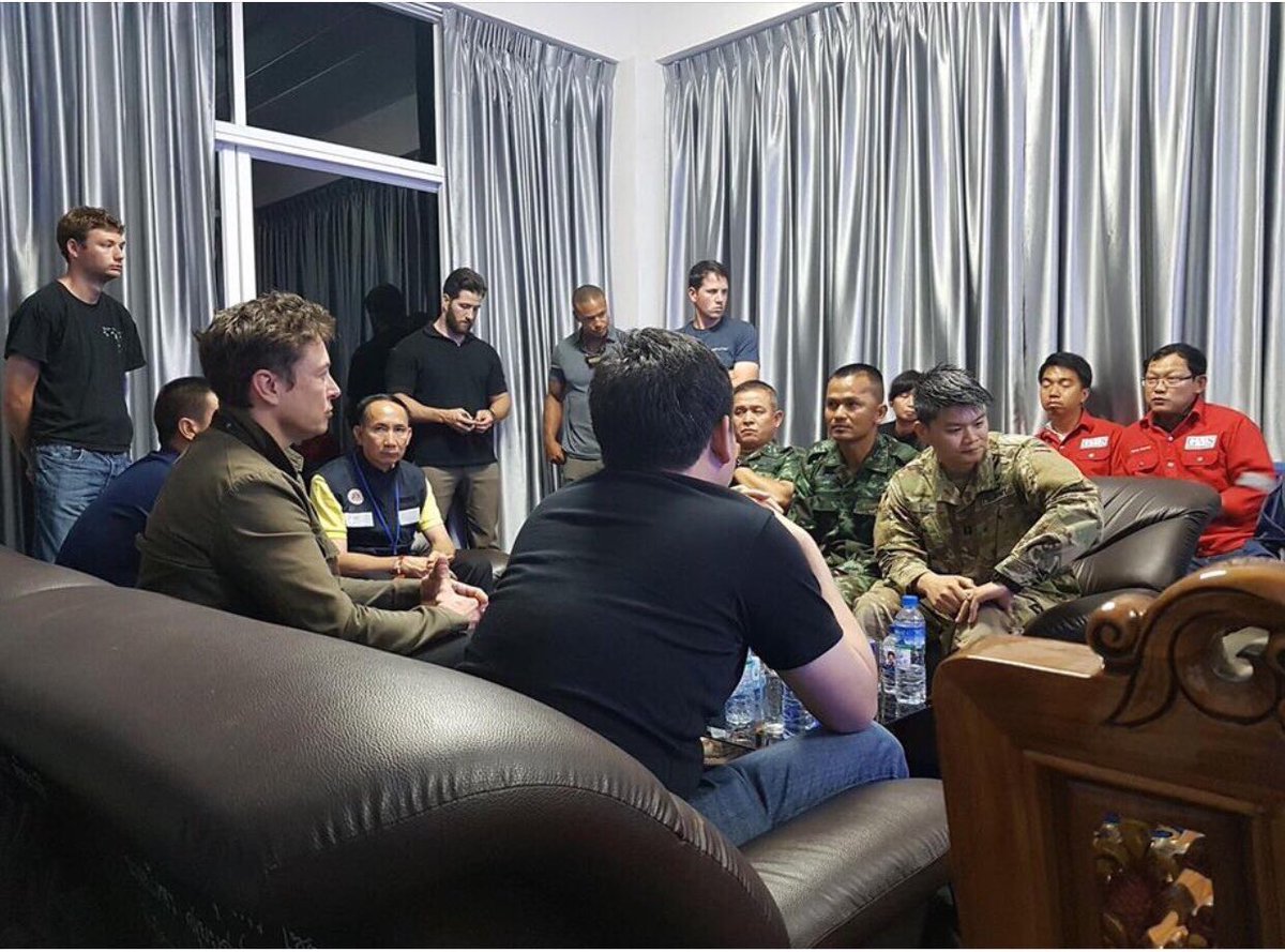 WasanS2000's tweet photo. At first I seriously though he was joking when he said he went to cave...turned out he was really here.  #ThailandCaveRescue #ElonMusk https://t.co/UGhO9o14C6