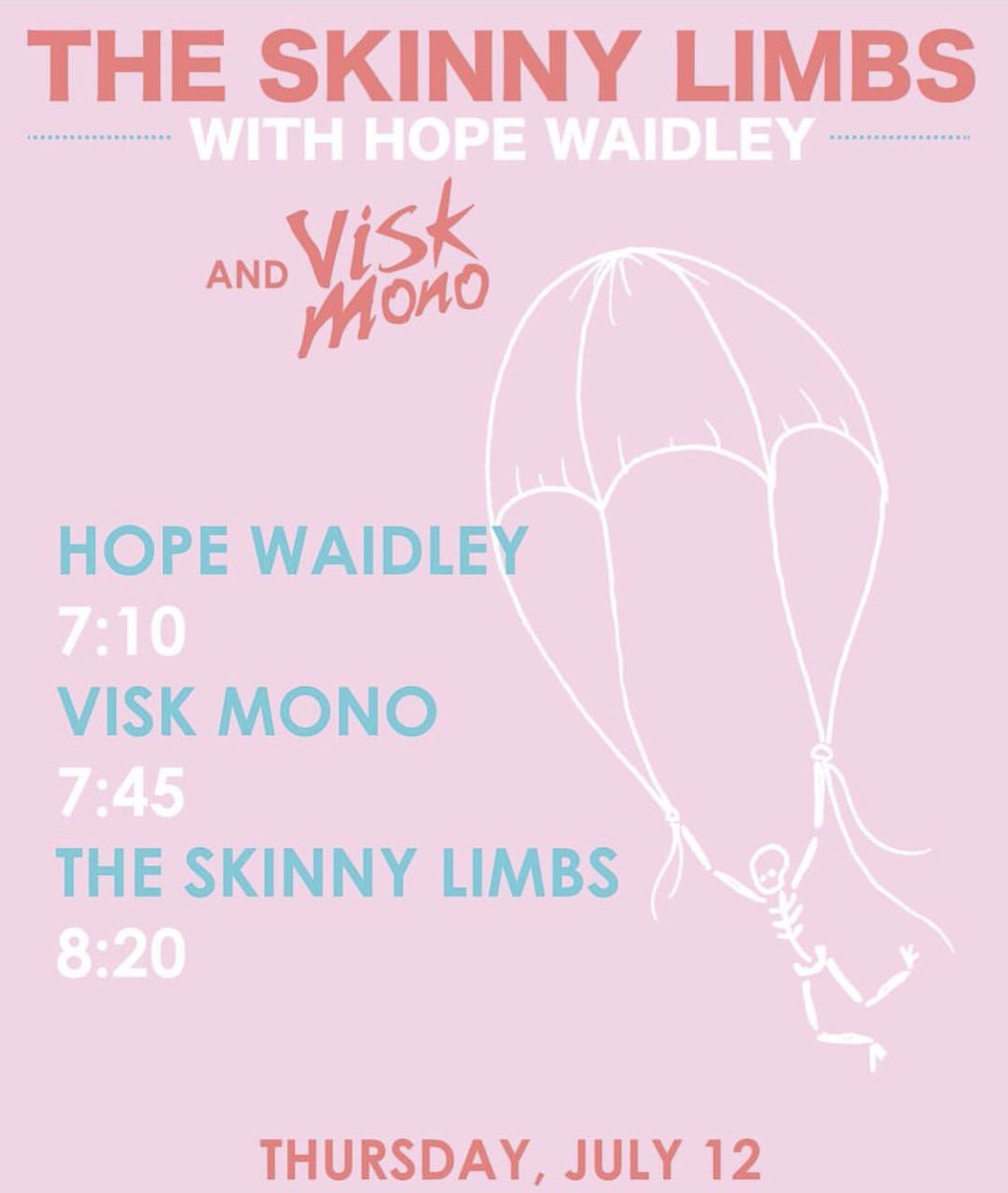 We got a free show going on with <a href="/theskinnylimbs/">The Skinny Limbs</a> and <a href="/hopewaidley/">hope</a> this Thursday at the Corner Record Shop in Grandville! Come shop with ussss😛😛