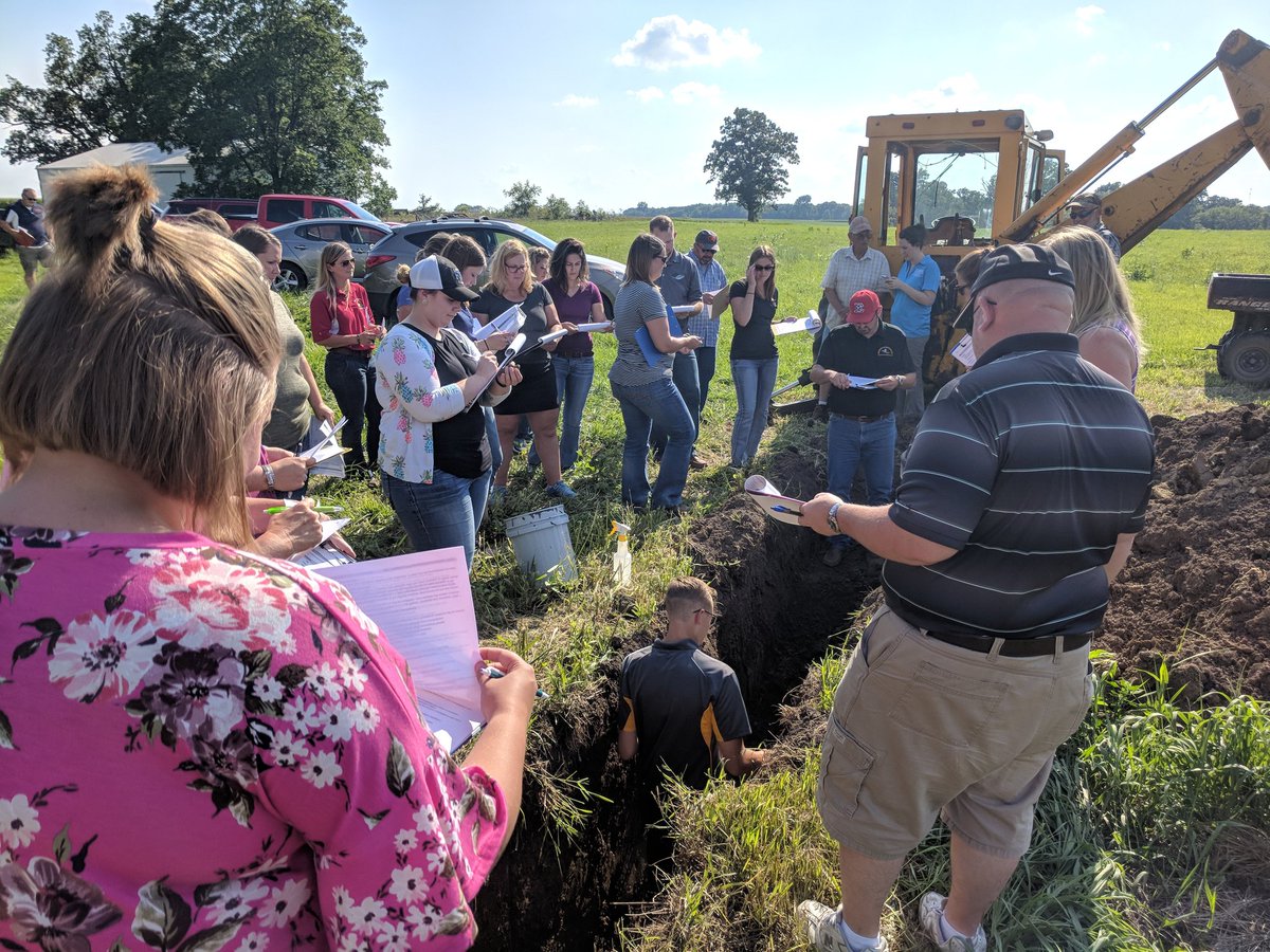 CSmith_AgTeach's tweet photo. Day 1 of @case4learning ASP in Pontiac was awesome! A day full of learning about soil properties! #growwithASP https://t.co/bU3HLikTjO