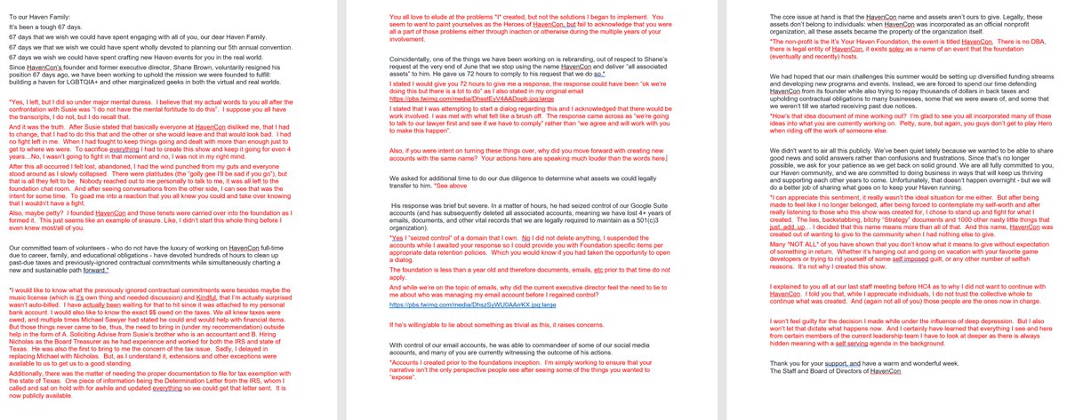 HavenCon tweet media