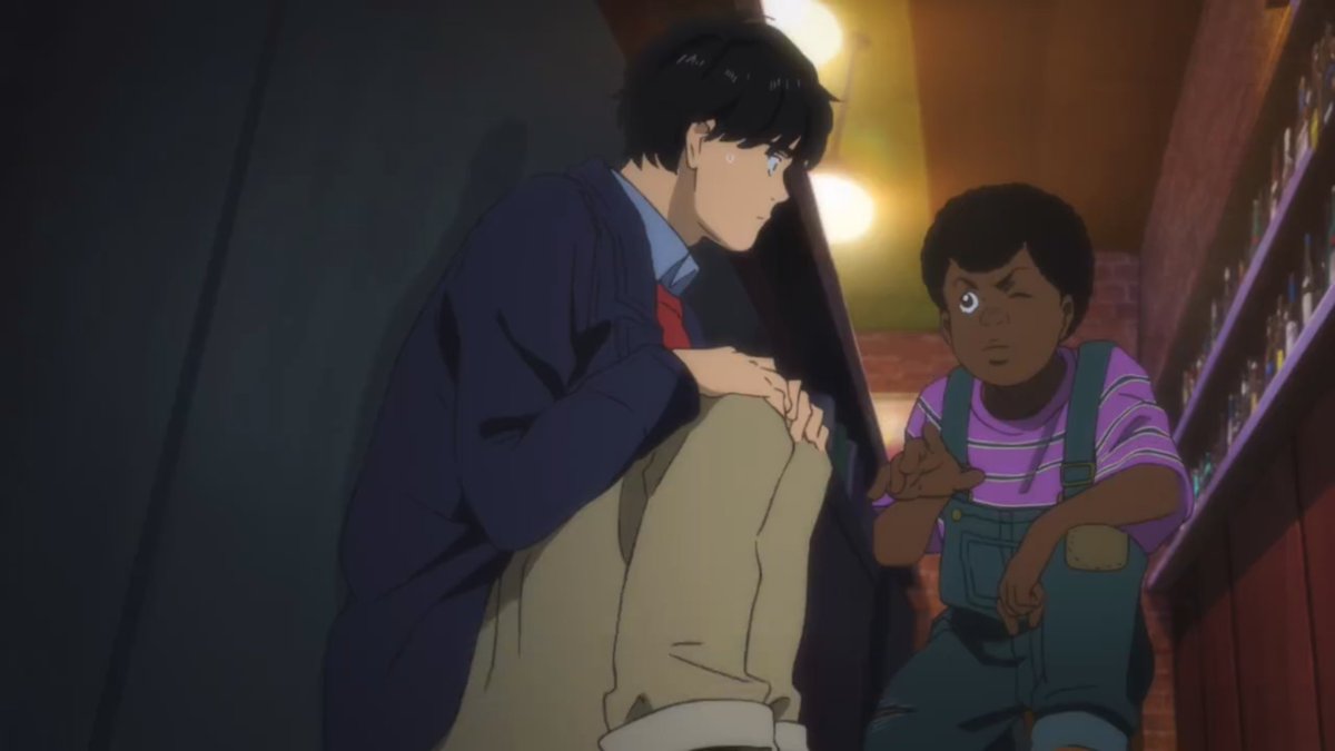 Explanation Point I Just Can T Get Over This Facsimile Of A Black Kid From Banana Fish