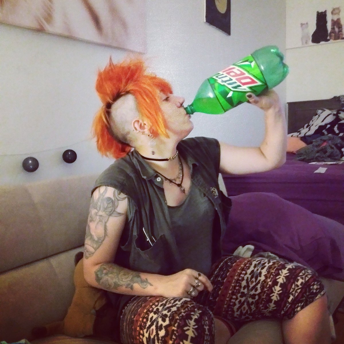 Fuck the system, do the dew.