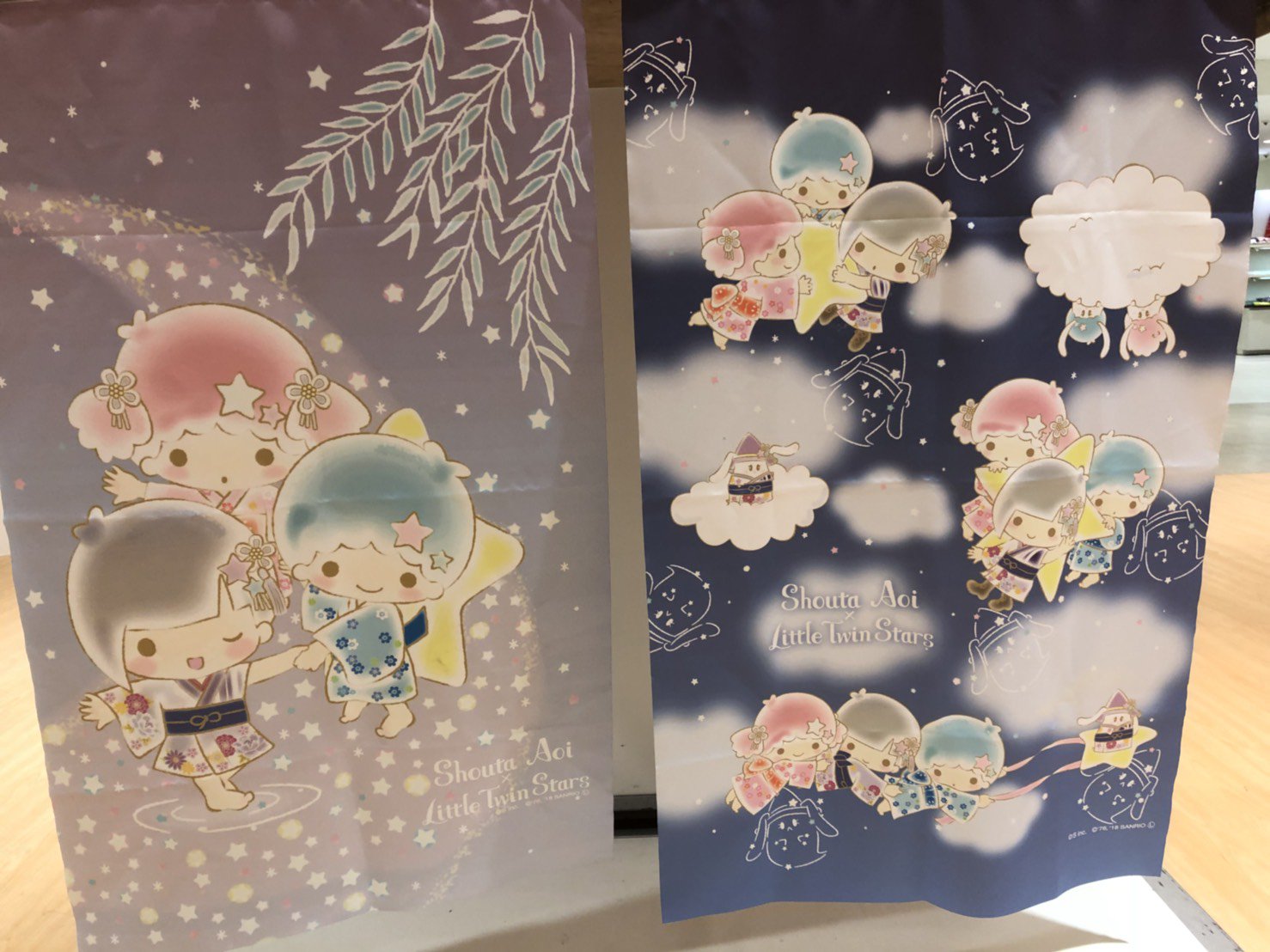 Theキャラ 公式 Shouta Aoi Little Twin Stars Theキャラshop イベントビジュアル2種がタペストリーとなった B2タペストリー 全2種 好評発売中 壁に飾って七夕の夜に彩っちゃいましょう 是非池袋マルイ7f Theキャラshopまでお越し下さいませ