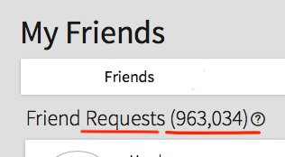 Asimo3089 On Twitter Reaching A Friend Requests Milestone On Roblox - how to cancel roblox friend requests