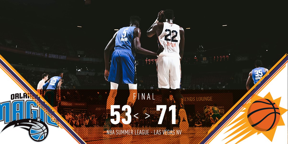Suns's tweet photo. UNDEFEATED entering the tournament!
#NBASummer https://t.co/5dYgSWkGdH