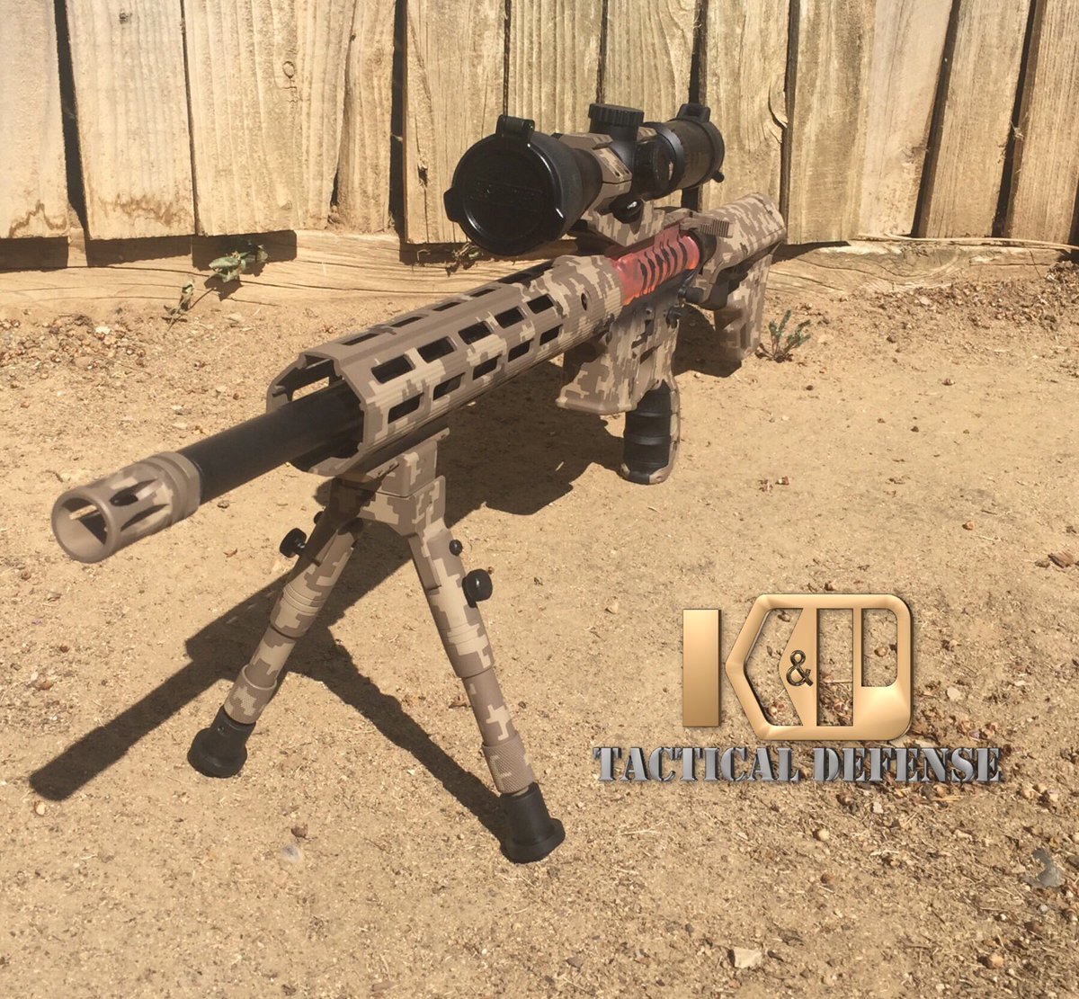 KPTactDefense's tweet photo. Finally finished up this Military Themed AR-15 rifle in Digital Camo. This was a great project to work on and finally get finished up. #KPCerakote #Cerakote  #guns   #bakersfield #military #veteran #nra #firearms #2A #2ndamendment #gun #firearm #tactical #firearms #usa #Camo https://t.co/RhKzBAyvJj