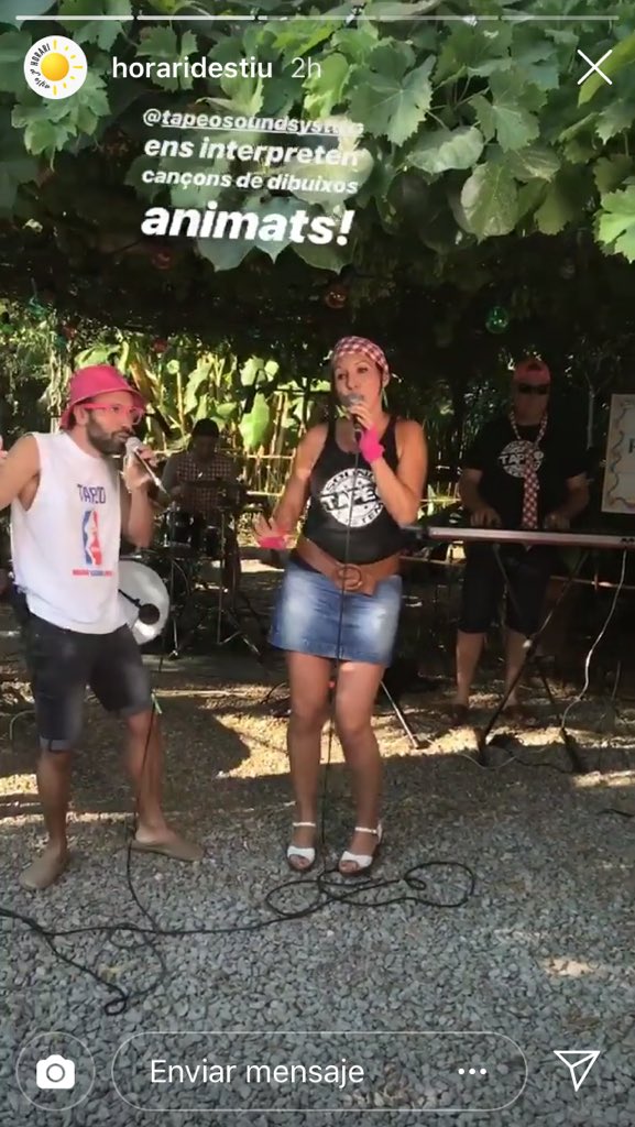 Moltíssimes gràcies x tot, va ser un plaer! Fins aviat! <a href="/horaridestiu/">Horari d'Estiu</a> 📺🎤🎶🔝👏🏻 @exitsmgmt <a href="/MarcPuigMusic/">Marc Puig</a> <a href="/CrisCollado8/">Cristina Collado</a> #tapeo #tapeosoundsystem #horaridestiu #music