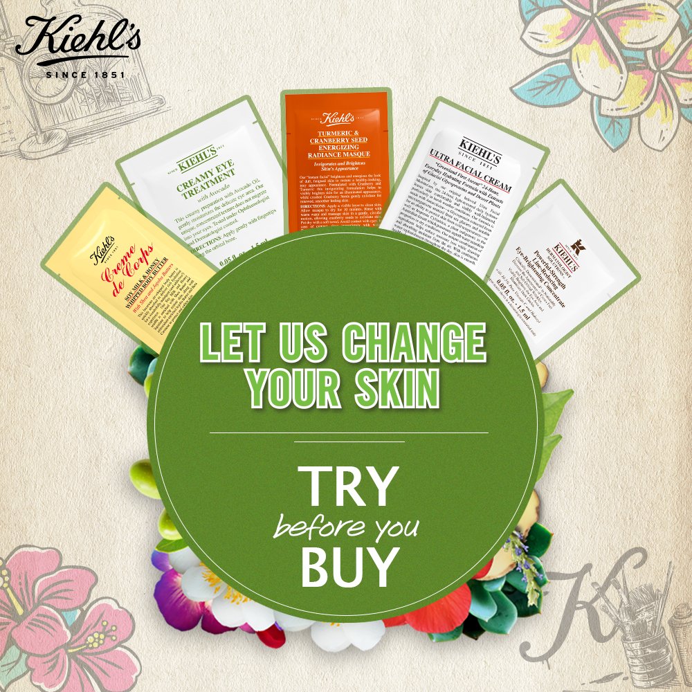 Kiehl's India on X: Explore the best moisturizer to hydrate your skin at  Kiehl's. Visit your nearest store to receive a 5 minute skin consultation  and complimentary 5 samples to try before