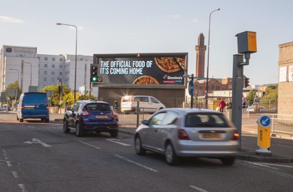 adcityww's tweet image. @dominos continue the #realtime and #contextuallyrelevant #WorldCup conversation. You may have heard #ItsComingHome @Havas_UK @FluxOutdoor @Posterscope