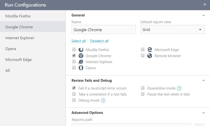 #TestCafeStudio runs in all popular browsers out of the box 🛍️
It detects browsers you have installed and offers you to run tests in them.

Check out the free preview version: testcafe-studio.devexpress.com