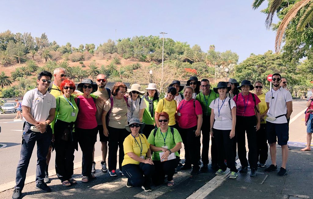 SocDesarrollo's tweet photo. Nuestro alumnado del proyecto PFAE-GJ Enjoy Santa Cruz, financiado por @garantia_juv y Fondo Social Europeo, a través de @empleo_SEPE y el @SCEmpleo, realizaron estos pasados días una ruta en la zona de Cabo Llanos y cuyos beneficiarios fueron los integrantes de PFAE Güimar. https://t.co/jutFkpkOFO