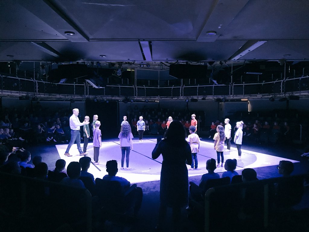 nwdrama's tweet photo. #TheReadinessIsAll as we prepare for our final @rxtheatre #CSFHamlet. Love that @johndoona is always with us in this building #CSF10 https://t.co/K3vTSC6BXL