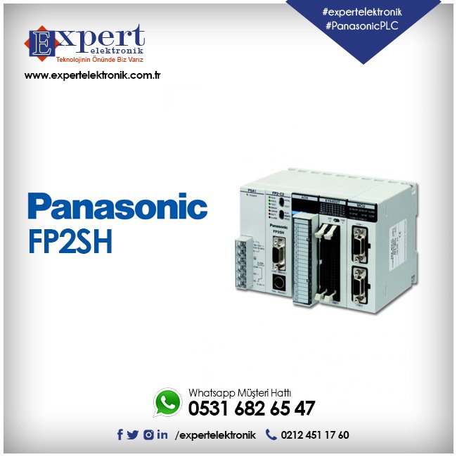 expertelk's tweet image. Panasonic FP2SH &amp;amp; EN İYİ FİYAT!!
Orta ve büyük ölçekli projeler için ideal çözümler

Ürün detayı: 🌍 bit.ly/2KIfh4o
Detaylı Bilgi: 📲 0212 451 17 60
Whatsapp Hattı: 🌍 0531 682 65 47

#panasonicservo #panasonicplc #danfossfc102 #danfoss #panasonicfpx #vacon