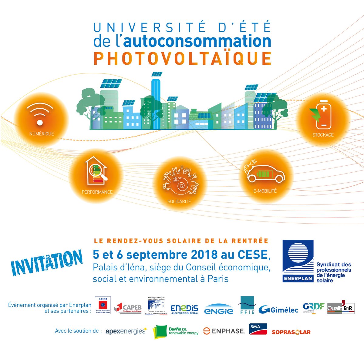 #UniversitédEté #AutoconsoPV Atelier 'Le #photovoltaïque en soutien à l'électromobilité': nous vous réservons un panel de 1er choix, a/ @nissanfrance, @ileahu de @DRIV_ECO, @vschachter d'@eMotorWerks, @yannick_perez de @Chaire_Peugeot & @AssisesIRVE 👉urlz.fr/7nLx