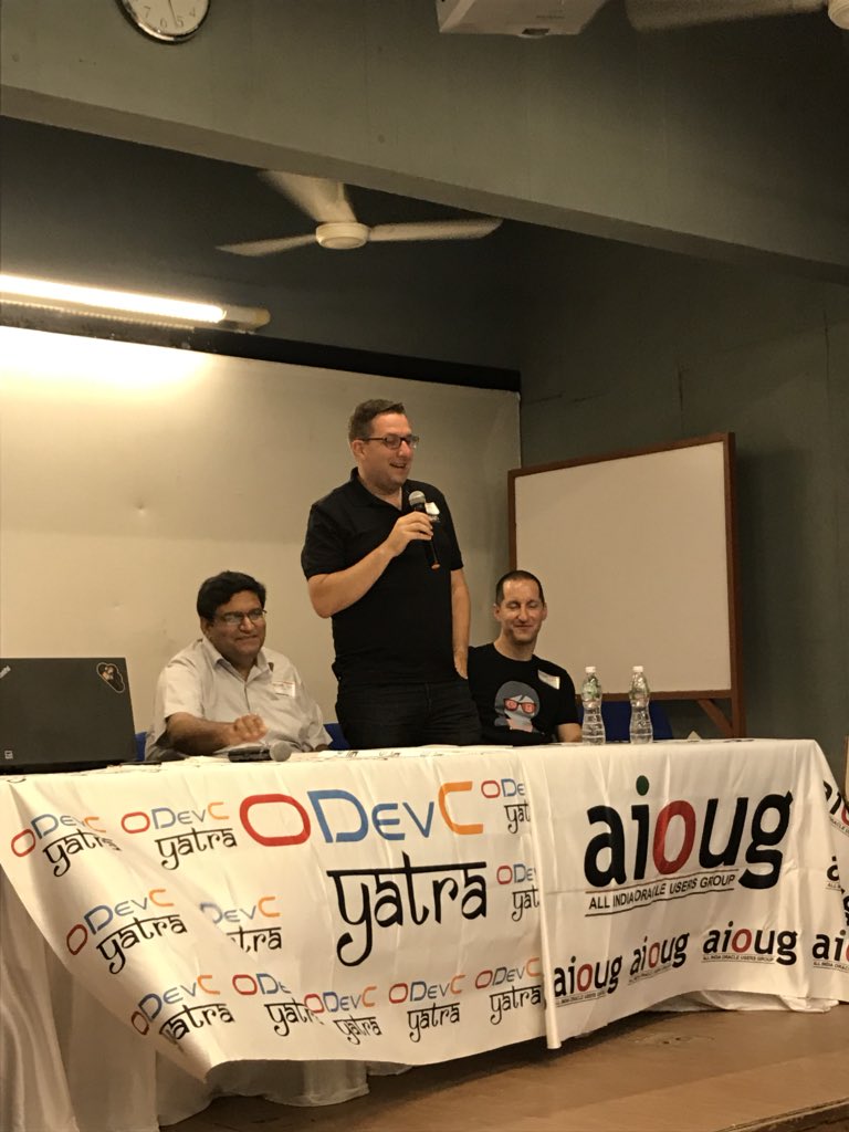hardik7882's tweet image. #odevcyatra #odevc #aioug #aioug #oracleace #exited #withgurus