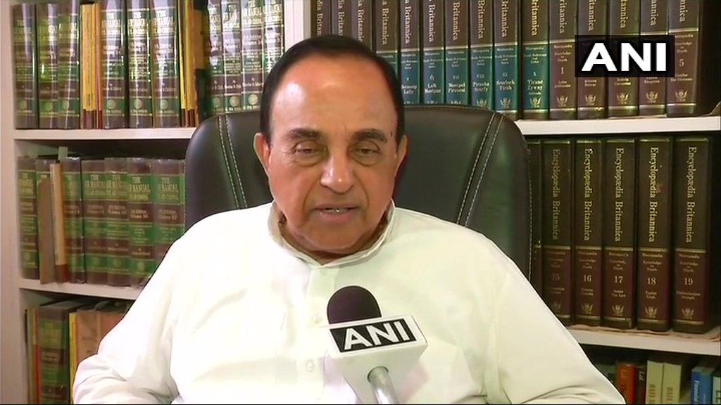 ANI's tweet photo. It is not a normal thing. We cannot celebrate it. It's against Hindutva. We should invest in medical research to see if it can be cured. Government should consider having a 7 or 9 judge bench: Subramanian Swamy on SC to begin hearing the pleas seeking scrapping of #Section377 https://t.co/EsvCFzyPNZ