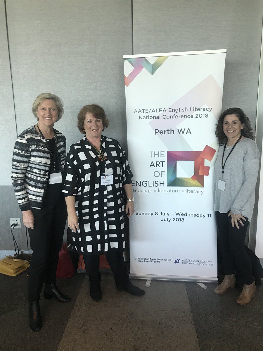 Keeping the ACT at the cutting edge of literacy learning at ALEA conference 2018 <a href="/Hux1975/">Mark Huxley</a> @Meg_Brighton @DGACTEducation