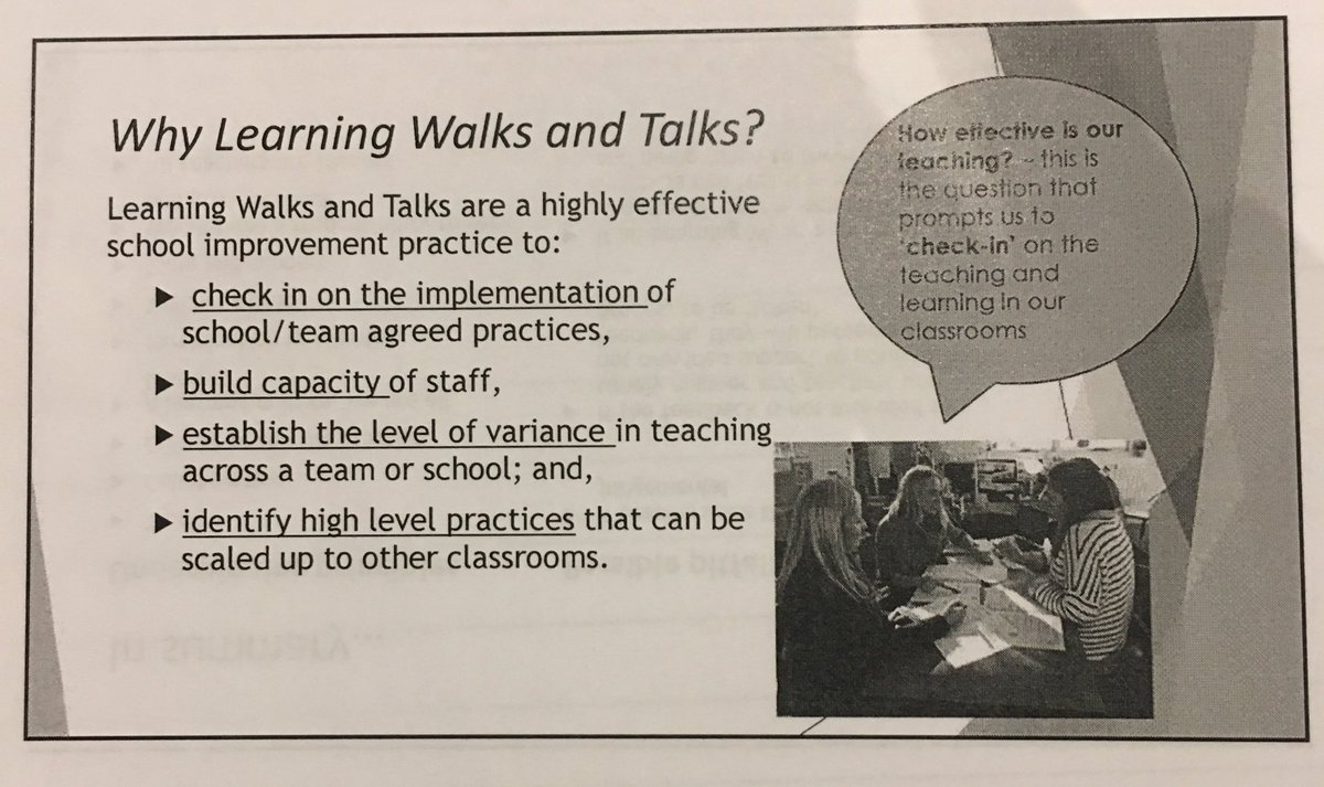 Jo Padgham from the Canberra ACT discussing the value of learning walks and talks for school improvement around literacy. #englit2018