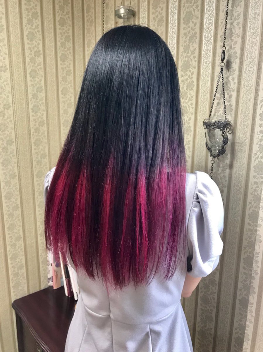髪型 ピンク グラデーション Htfyl