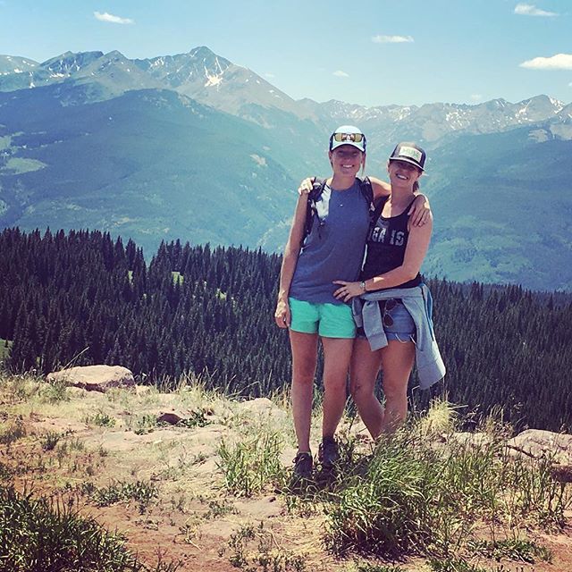 drmelodymoore's tweet image. On top of the world with my @offthemat and @theworldmuse swag next to my hiking, fishing, camping ⛺️ girl guide @courtw32. This past week in Colorado has been nothing short of incredible. #prayersupblessingsdown #loveontop #presentnotperfect #offthem… ift.tt/2m7zTc1