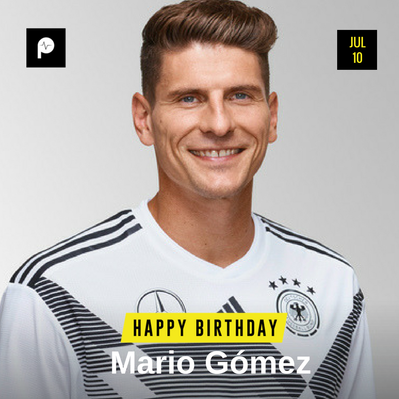 Happy Birthday to legendary German footballer  Mario Goméz   We wish you more life, more success! 