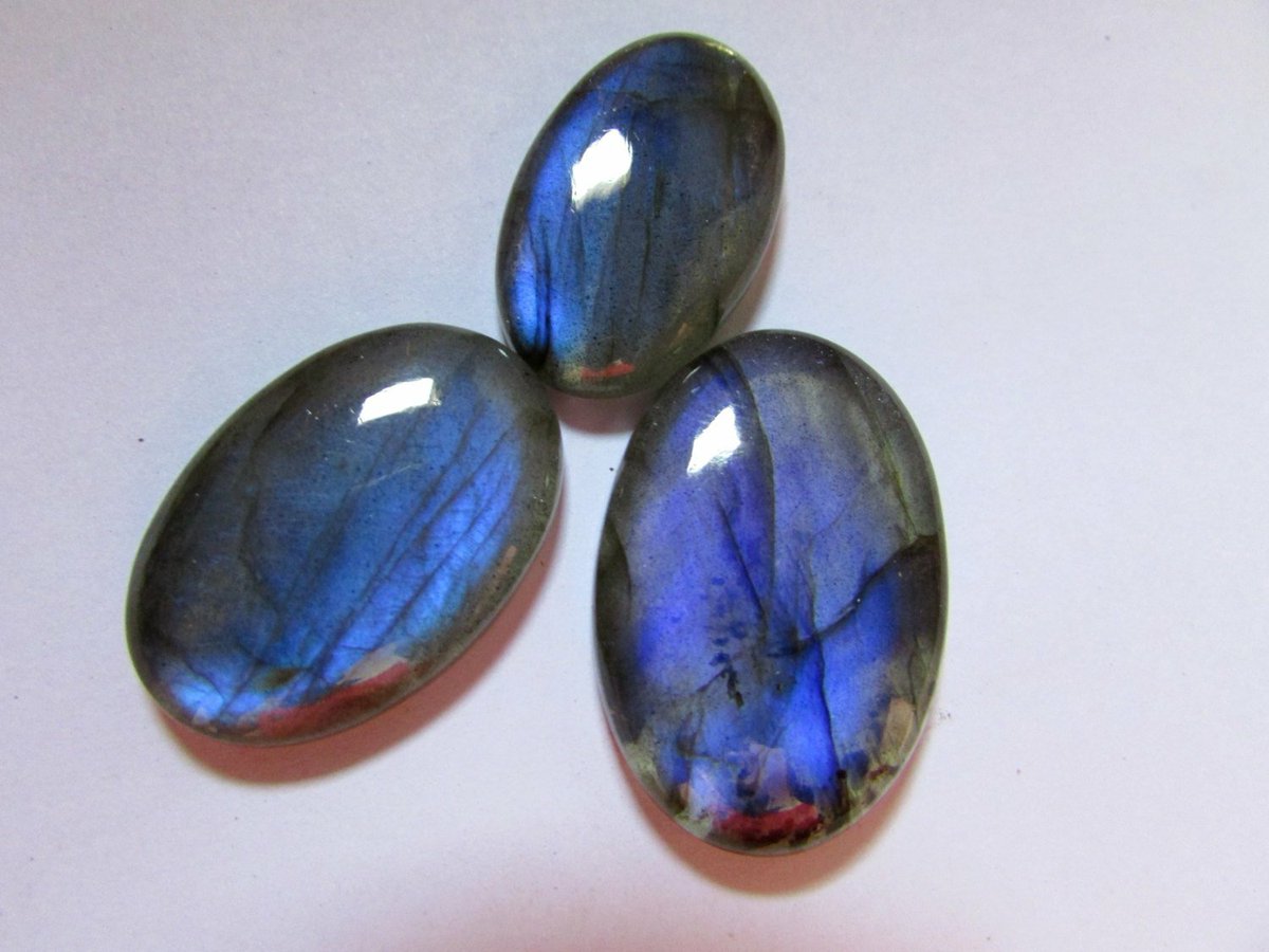 Excited to share the latest addition to my #etsy shop: Wholesale Lot Of Beautiful Natural Labradorite Finest Quality Blue Flashy Labradorite Ovals Cabochons - 3 Pcs - 112 Carats Lot etsy.me/2u6CAim