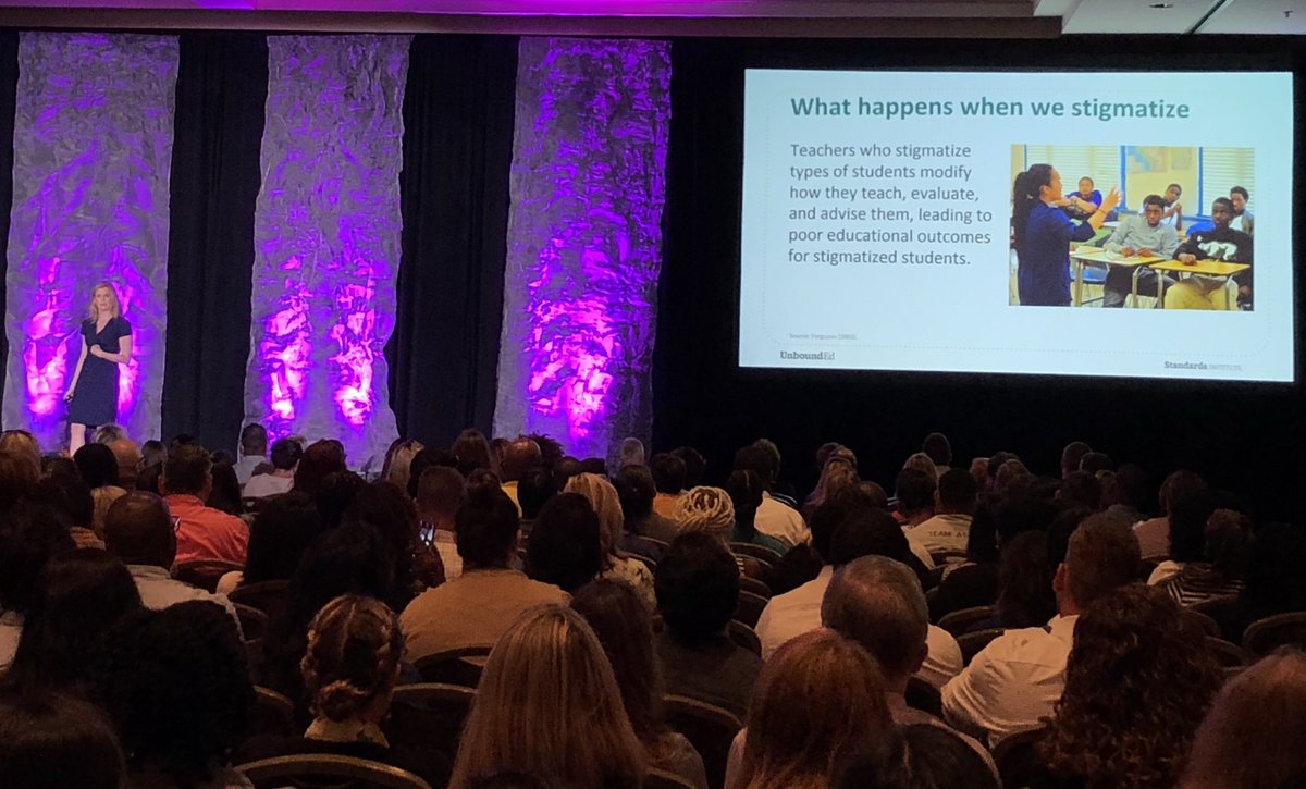 “When we say white supremacy we are talking about a web that we have inherited and contribute to daily!”@kgtara 📓Racism is woven into the fabric of education. We must recognize implicit bias methodically, in order to challenge the status quo. 
#KnowBetterDoBetter