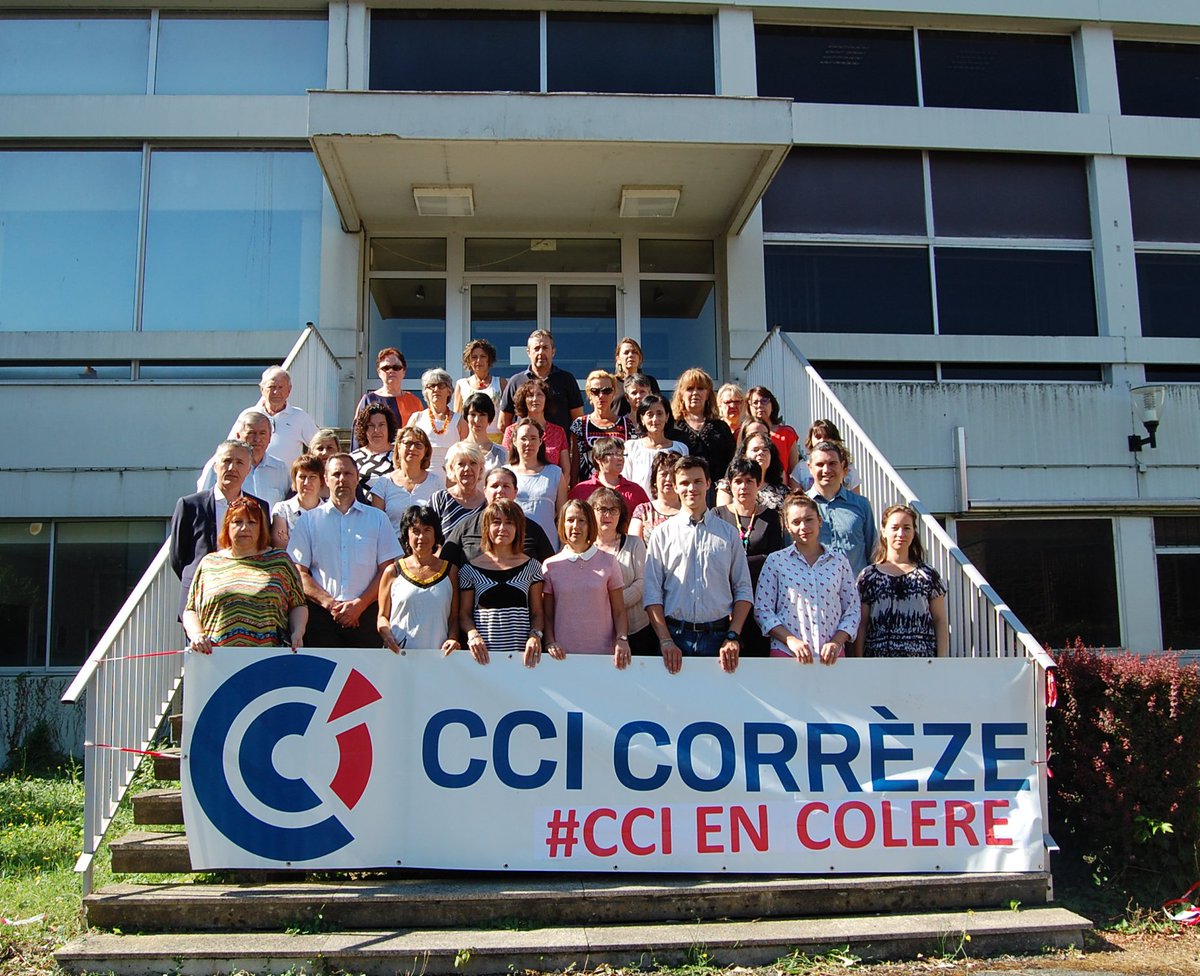 🔴   #CCI en colère. Mobilisation des salariés et élus de la <a href="/CCICorreze/">CCI Corrèze</a> contre le projet du gouvernement de baisse de la ressource fiscale.
Non au #plusgrandplansocial  <a href="/BrunoLeMaire/">Bruno Le Maire</a> @EPhilippePM <a href="/ccifrance/">CCI France 🇫🇷🇪🇺</a> <a href="/CCINleAquitaine/">CCI Nouvelle-Aquitaine</a>