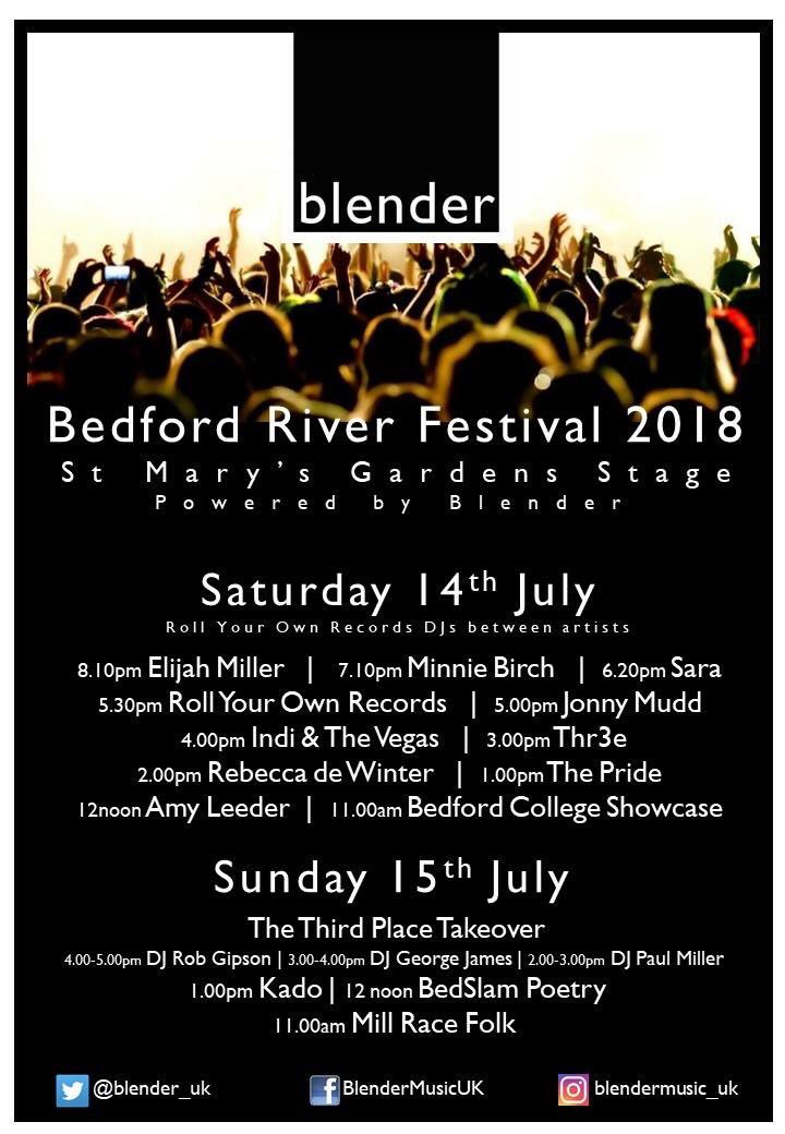 Bringing tranquility to your #bedfordriverfestival . Check out the wonderful sounds of the #blendermusicstage #stmarysgardens