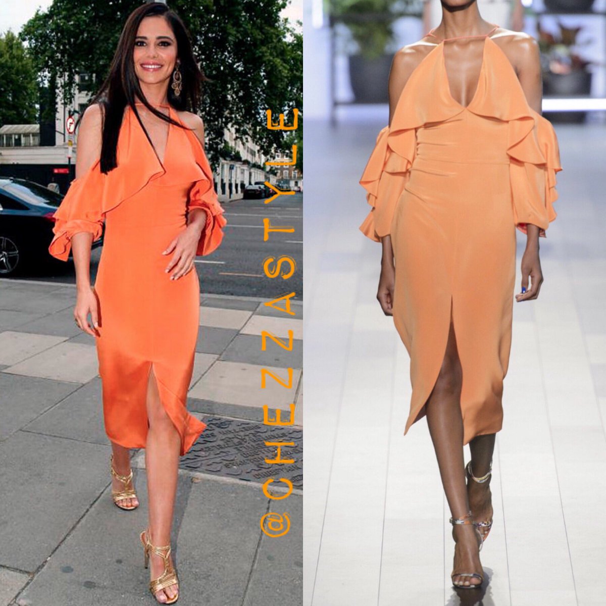 ChezzaStyle's tweet image. .@CherylOfficial looks stunning in @CUSHNIEETOCHS 🧡