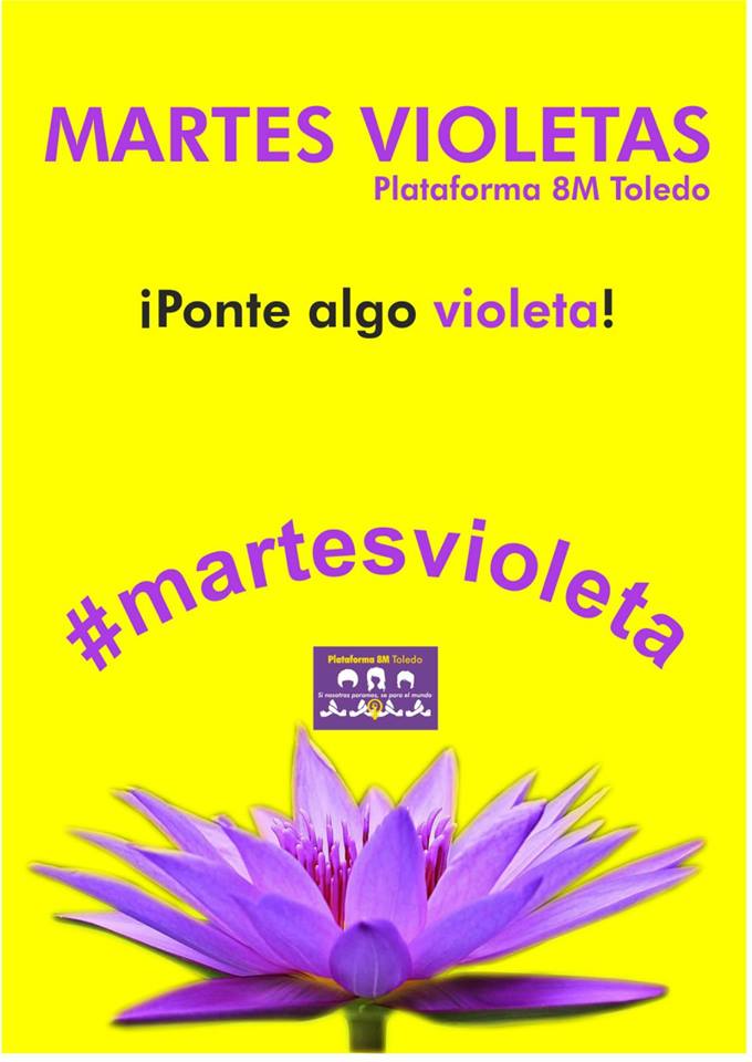 ¡Hoy es Martes! Ponte un pañuelo o una flor violeta o lo que quieras… todos los martes del año, y súbelo a las redes con el hastag: #martesvioleta
Os recordamos que esta tarde, a las 19,00h, <a href="/IsaMastro/">Isa Mastrodomenico .·.</a> presenta "Las feministas queremos..." en Librería Taiga. No te lo pierdas!!!