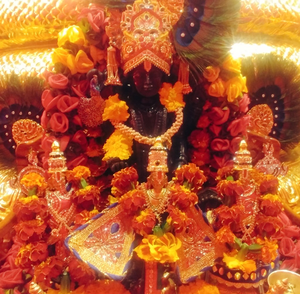 When prayers are answered: I prayed to the Lord - may I always be in service at your Lotus feet and this was His response :) #ranganath #Narayana #Guruvayurappa