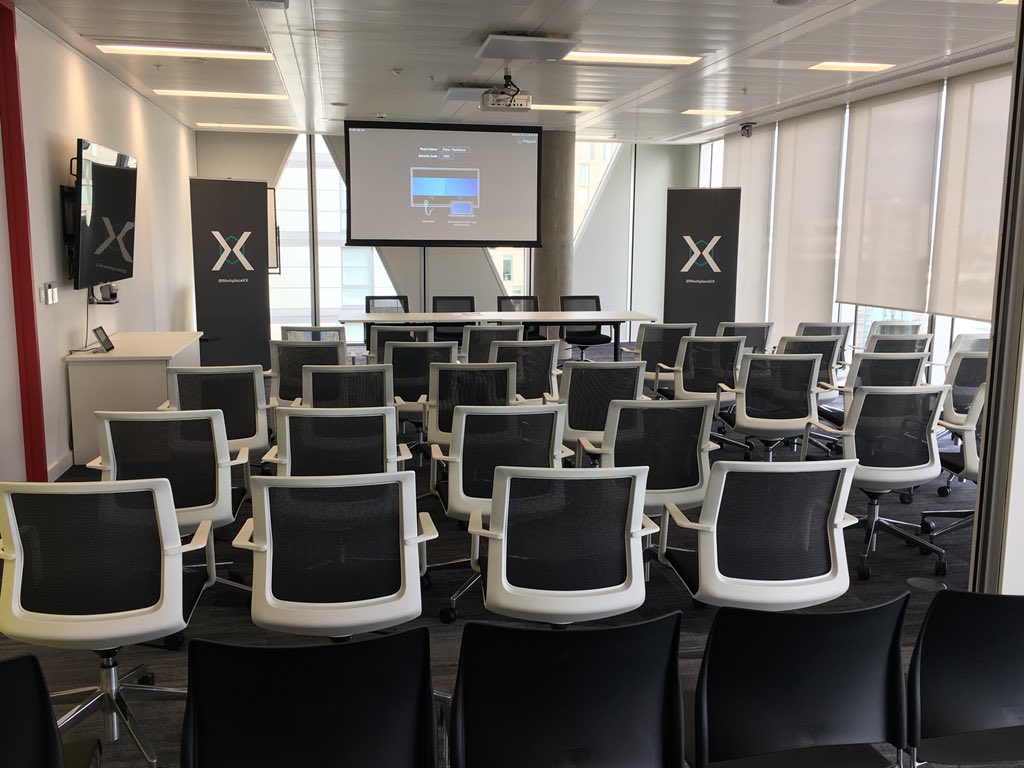 richardbertram's tweet photo. Everything is set for today’s @workplaceKX event at the brilliant new @KelloggsUK HQ @MediaCityUK - looking forward to hearing from inspirational speaker @LiquidThinker https://t.co/eCEWZL1ppJ