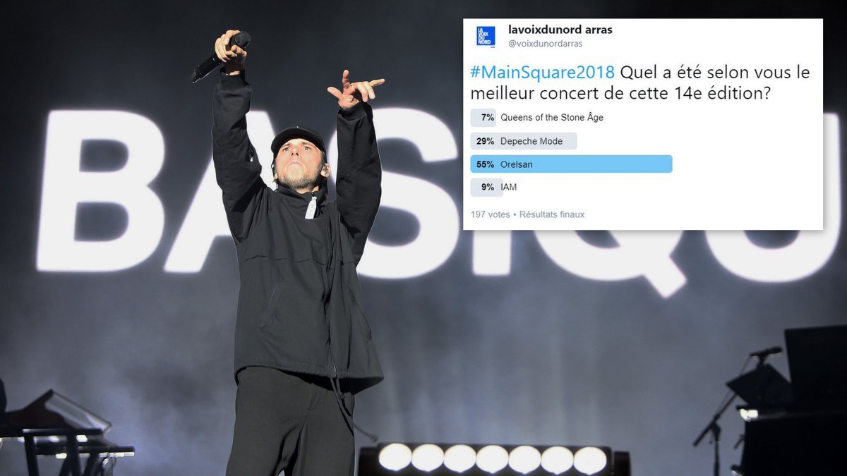 voixdunordarras's tweet photo. Selon vous, le meilleur concert de ce #MainSquare2018 était... @Orel_san https://t.co/9AVNAfY8Vd https://t.co/sROKwkgjhi
