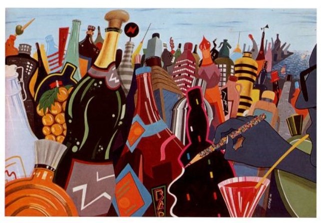 CifreiC's tweet photo. "Barcelona embotellada" 1982 Guillem Cifré

#gag #ilustracion #guillemcifre #guillemcifrebarrabin #barcelonaembotellada #botellas #barcelona #catalunya #catalonia #cifreicifre #illustration #pintura #art #creative https://t.co/7Rf6Jr5VWM
