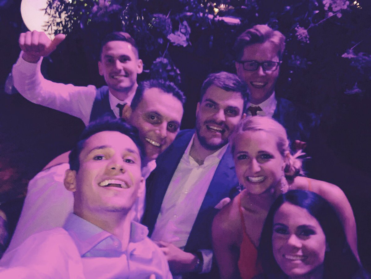 N_Wilson4's tweet photo. Wedding gang! 👌🏼👔🍾 https://t.co/qYvzhHBykg
