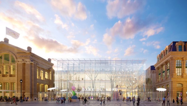 transportshaker's tweet photo. [#News] La Gare du Nord va se transformer pour devenir un véritable lieu de vie avant les JO de @Paris2024 ! 😎
• Nouvel espace commercial
• Jardins et piste d’athlétisme sur les toits 
• Salle de concert et espaces culturels 
• Parking vélo géant 
👉 https://t.co/mcnmPThAlu https://t.co/UbBIifO9ur