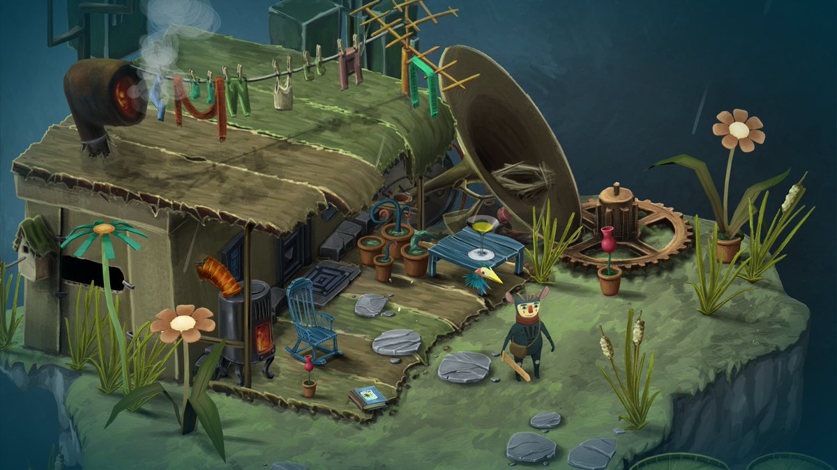 GameScopeDK's tweet photo. Say hi to @BedtimeDG presenting the beautiful Figment at our expo. Take a humorous tour inside a mind dealing with it's deepest fears and silly, singing villains. #devoftheday #gamedev https://t.co/E3pjJN1ve3