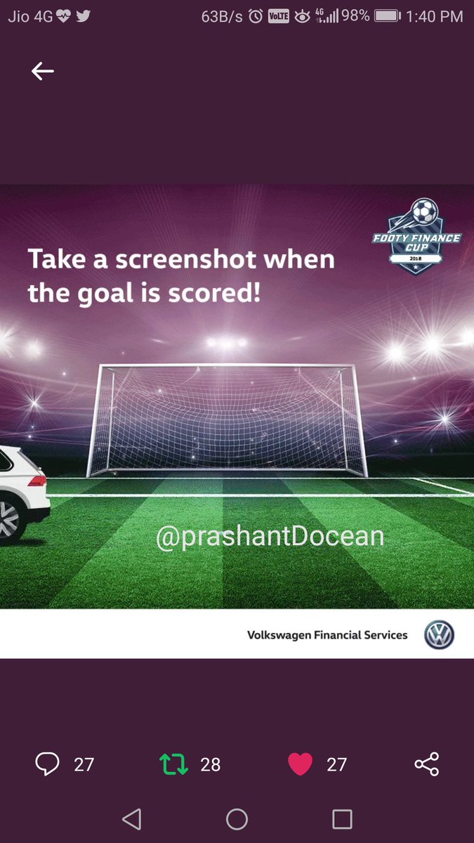 <a href="/vwfsIndia/">vwfsIndia</a> Here is my screenshot team when the Goal ⚽ is scored.
#FootyFinance #VWFS
<a href="/vwfsIndia/">vwfsIndia</a>

#FifaWorldCup2018
#FIFAWorldCup 

@ilikenikki2much
<a href="/Hariomindia1/">Hariomindia</a>
@DesTiny_Create
<a href="/SapnaChawla84/">Sapna Chawla</a>
@sandipdey_
<a href="/desichipakli/">Priyanka Agrawal 💦 प्रियंका अग्रवाल</a>