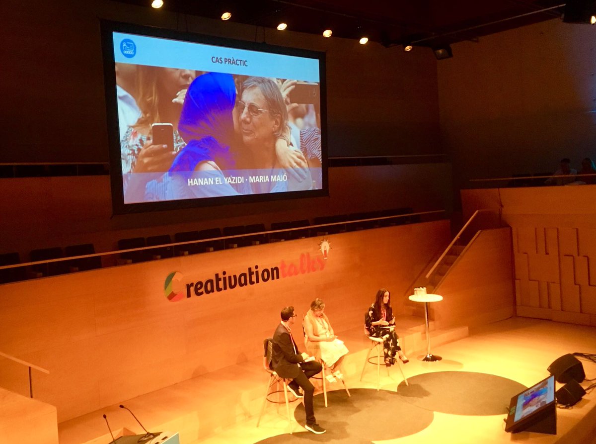 Joventut_gi's tweet photo. De #Joventut assistim a la segona edició del #CreativationTalks de @Fcreativacio amb la col.laboració de @girona_cat, @diputaciogirona i @FundMetalquimia. El 1r Bloc es centra en #ElsDocentsDelFutur, amb ponències de #BegoñaIbarrola, @asocibnrochd i @jmmarrase. #ColorEsperanza 🎤 https://t.co/Y8qxrj2QPj