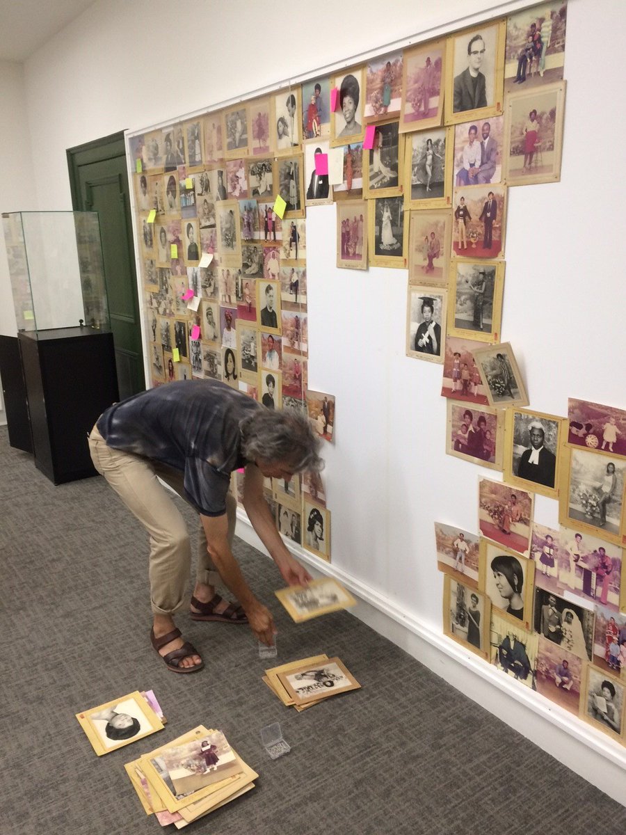 Behind the scenes as the Harry Jacobs photos began their journey back to the archives from Lambeth Town Hall yesterday #Windrush70 #archives #london