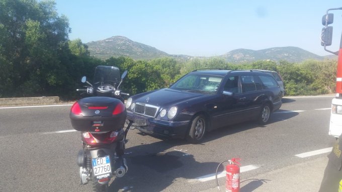 George injured in road accident in Sardinia Dhuxq-zXcAAZdl9?format=jpg&name=small