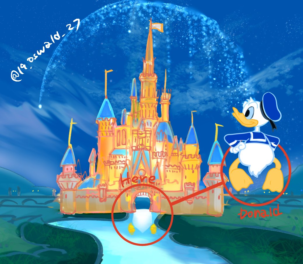 うっべ ディズニー映画のオープニングのお城にドナルドを彷彿とさせる箇所があるのですが私だけでしょうか ３dアニメーションver T Co B5nxnywi4i Twitter