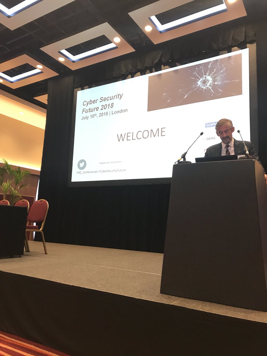 bgmorri's tweet photo. Looking forward to speaking #cybersecurityfuture for @SplunkUK today. Also nice to be be working with @NickWilding1 again! https://t.co/2CzaGOmt7X